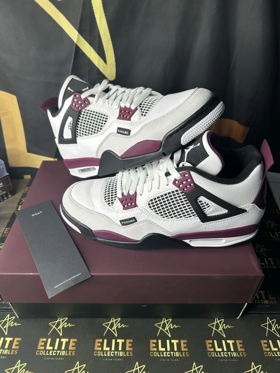 Preços baixos em Jordan 4 Retro x Paris Saint-Germain Bordeaux