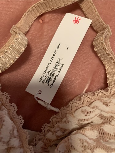 Cosabella Women's LARGE Mesh Temptation Flock Soft Bralette NWT - Picture 3 of 7