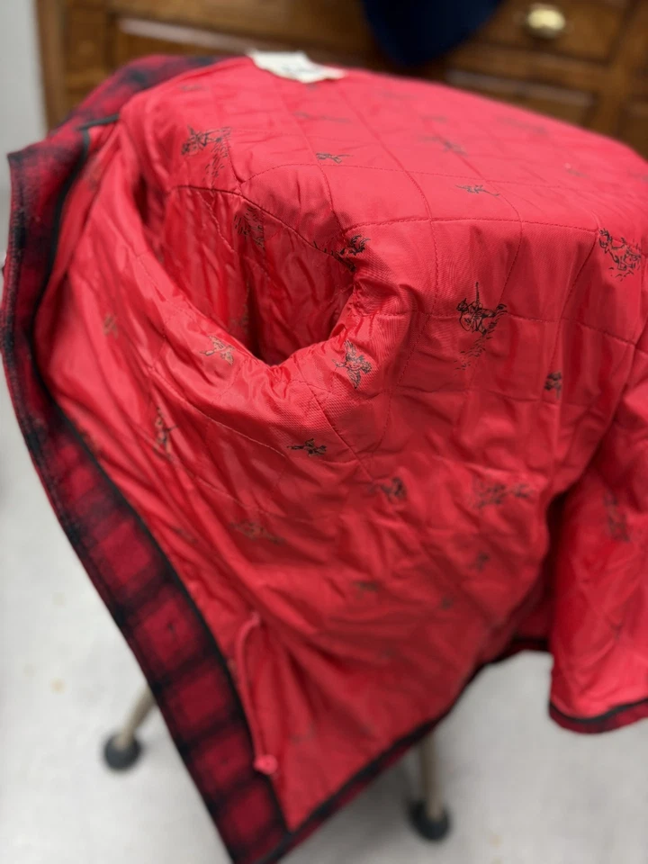 Vintage Men's Woolrich Woolen Mills Plaid Hunting Coat, Size 40, Excellent Cond - Image 4 of 4