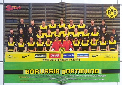 Bravo Sport POSTER Borussia Dortmund BvB Kehl Ricken Wörns Bundesliga Fußball