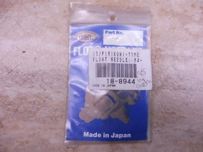 N.O.S. K&L Mikuni Type Carburetor Carb Float Needles Pair #18-8944 PL140+