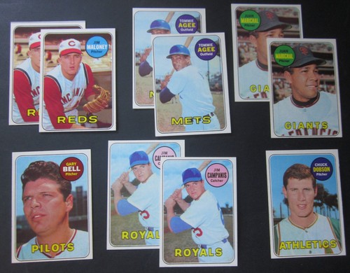 1969 Topps Baseball - Pick Choose Complete Your Set (1-660) NM Vending - Picture 33 of 132