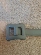 Blue Tanner Leather Belt Vintage Cute size large