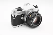 Pentax MG 35mm SLR Camera + optional 50mm lens in Black or Chrome Color