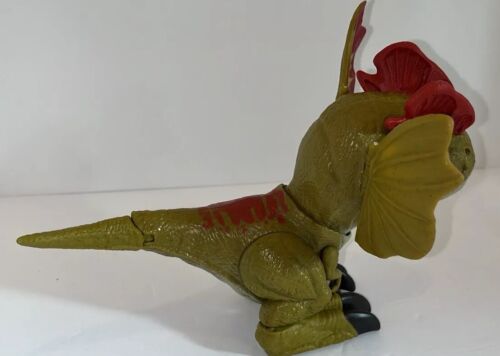 JURASSIC WORLD DOMINION Rowdy Roars Uncaged DILOPHOSAURUS Interactive Dinosaur - Picture 5 of 11