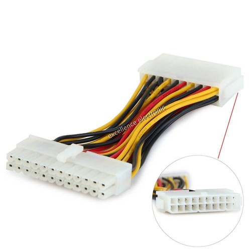 Female Adapter Cable 20 To 24 Pin ATX Connectors For PC Motherboard Supply Wires - Picture 2 of 5
