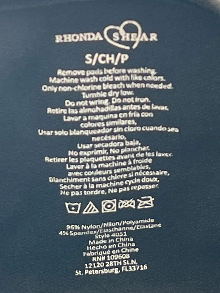 Regata Rhonda Shear sem costura tamanho pequeno inserção de renda almofadas removíveis lounge preto - Imagem 4 de 4