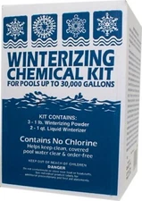 Swimming Pool Winter Kit Powder & Liquid Winterizing 30,000 gallon