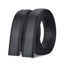 3.1cm Herrengürtel Automatische Schnalle Gürtel Ohne Schnalle Gurt Schwarz Anzug