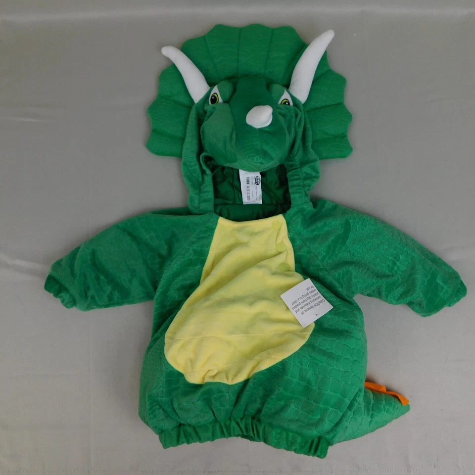Peluche Triceratops Dinosaurio Bebé Pullover Disfraz Halloween 6-12 Meses #3655 Foto 3 de 4