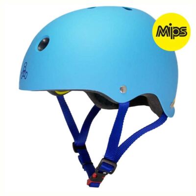 Triple 8 Brainsaver Skateboard/BMX Helm II Mips hyperblau