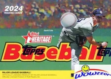 2024 Topps Heritage Baseball EXCLUSIVE HUGE Factory Sealed Blaster Box-72 Cards!