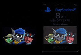 Custom PlayStation 2 (PS2) Memory Card Stickers - Catalog #1 - 250 Designs!
