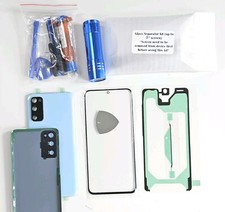 Front Glass Lens Screen Blue Back Cover Repair Replacement Fit Galaxy S20 G981