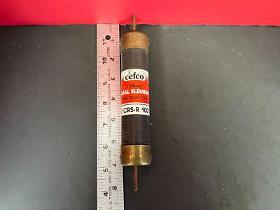 CEFCO CRS-R-100- 100AMP, 600V, CLASS RK5 FUSE