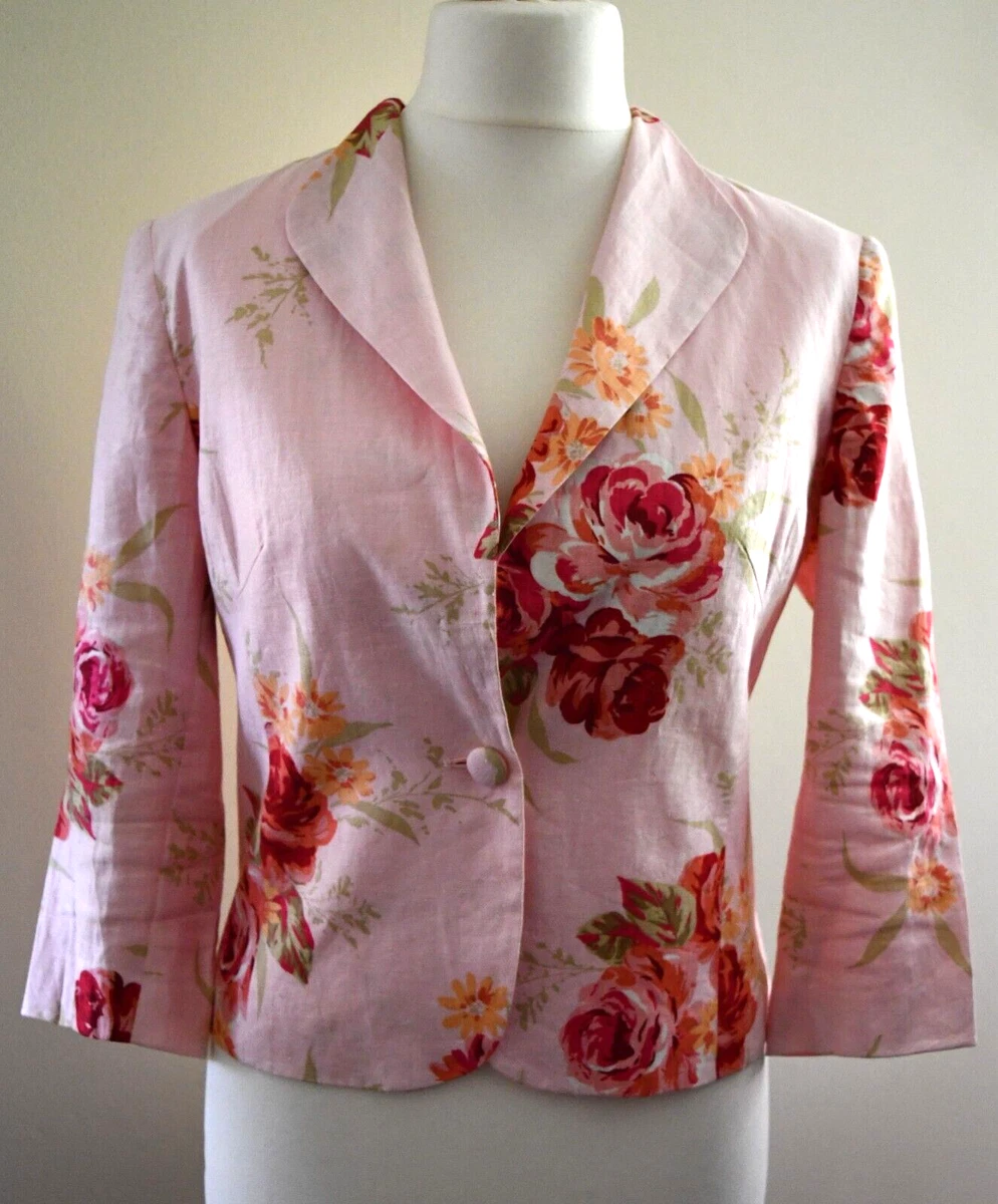 Laura ashley linen best sale jacket