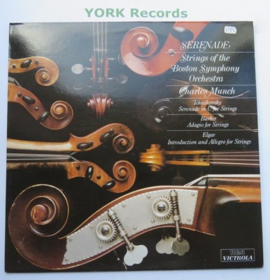 VICS 2001 - SERENADE - Strings Of The Boston Symphony Orch - MUNCH- Ex LP Record