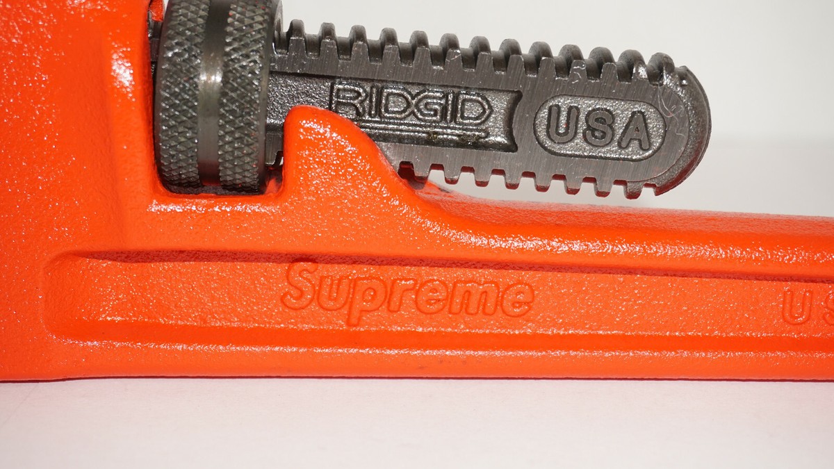 新品　Supreme Ridgid Pipe Wrench シュプリーム　レンチ Supreme Ridgid Pipe Wrench Red | eBay