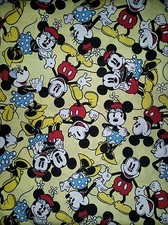 DISNEY MICKEY MOUSE MINNIE CARTOON TOGETHER LOVE LINED WINDOW VALANCE 42x12