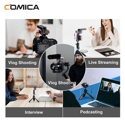 Comica Traxshot Pro Super Cardioid Shotgun Microphone On-Camera