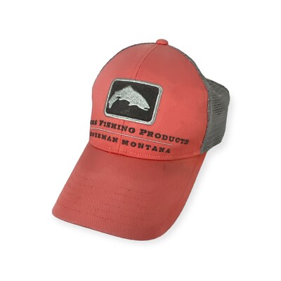Women s Simms fishing hat Pink SnapBack Mesh Back