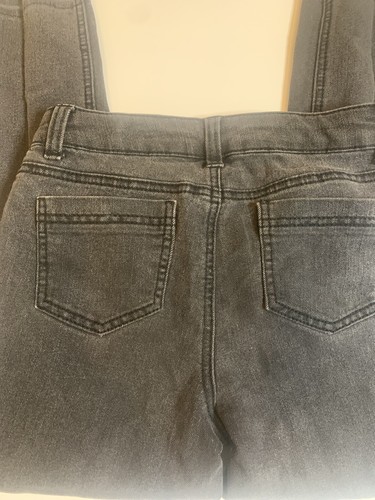 art class (target) distressed girls straight leg denim black 12 good condition - Picture 3 of 5