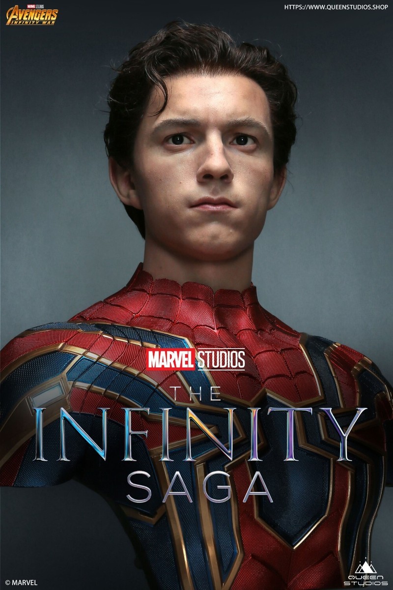 【値引相談あり】QUEEN STUDIOS PETER PARKER 1/1 QUEEN STUDIOS Marvel Iron Spider-Man 1/1 Bust Tom Holland New | eBay