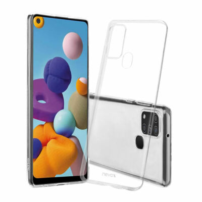 Nevox StyleShell Flex Hülle für Samsung Galaxy A21s Transparent Tasche Case