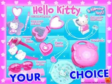 McDonald's 2002 HELLO KITTY Sanrio CAT Case Glamour Accessories YOUR Toy CHOICE