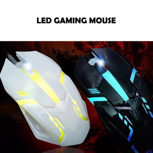 Wired Game Mouse Led Laptop Pc Computer Optical Mice Computer Mouse - Picture 5 of 14