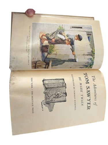 Die Abenteuer des Tom Sawyer von Mark Twain 1936 Heritage Press Norman Rockwell - Bild 5 von 12