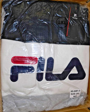 FILA Unisex hoodie sweatshirt 2XL Big pullover,3 color, White Red and Blue, New