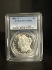 1882 CC Morgan Silver Dollar PCGS MS 63 DMPL Deep Mirror Proof Like