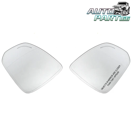 Pair Side Mirror Glass W/ Blind Spot Heated For Volvo XC90 2016-2022