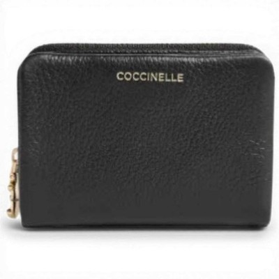 Fashion Coccinelle Geldbörse Damen schwarz Leder