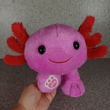 Build A Bear Pink Love You Alotl Axolotl Stuffed Animal Plush Bear Toy