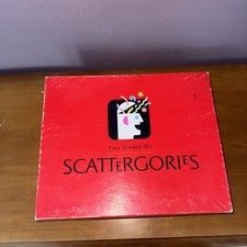Scattergories Game Milton Bradley Fast Thinking - 1988 - Complete