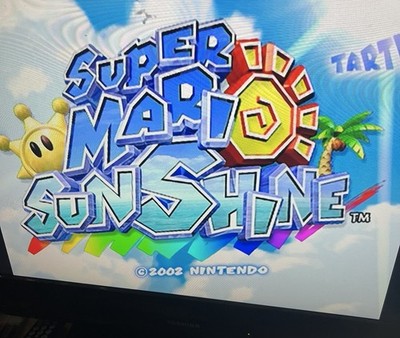 Super Mario Sunshine (Nintendo GameCube, 2002) + Manual
