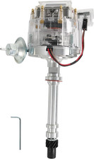 Hei Distributor Clear Cap Compatible With Chevy Gm Sbc V8 283 305 307 327 350 40