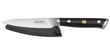 SASAKI Masuta Japanese AUS-10 Stainless Steel Paring Knife with Locking Sheath