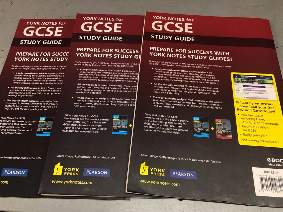 GCSE: York Notes (9-1) English Revision Guide (3 pack) bundel - Image 2 of 3
