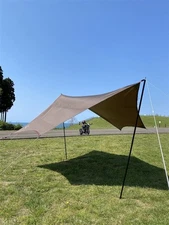 Snow Peak Tarp TP-861H HD Shield Hexa (M) Khaki Camping Used