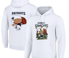 Pablo Sanchez HOT 2 sides Hoodie white All sizes S to 5XL JJ6081