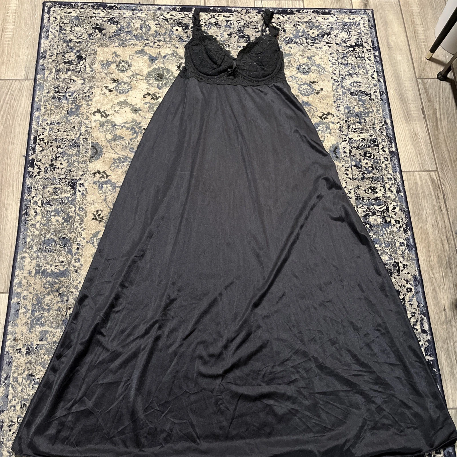 UNDERCOVER Camicia da notte vintage Victorias Secret donna S abito slip pizzo lingerie