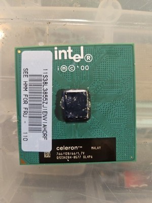 Intel Celeron 766MHz (RB80526RX766128) SL4P6 CPU Processor Tested-working