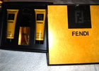 Vintage Fendi Fragrance Perfume Gift Set NIB 4 pcs Parfum and Lotion bath gel