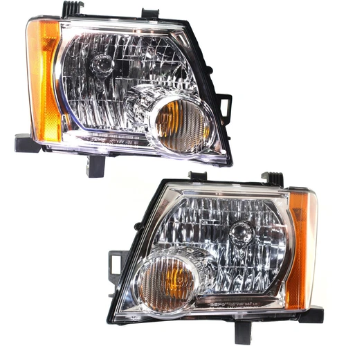 Headlight Assembly Set For 2005-2015 Nissan Xterra Driver & Passenger Side 2Pc - Picture 1 of 8