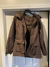 EQUESTRIAN HORZE HORSE RIDING JACKET SIZE 40 Brown FULL ZIP One4All Zest Nordic