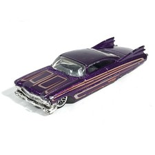 Hot Wheels 2010 Custom '59 Cadillac Metalflake Purple HW Hot Auctions Malaysia