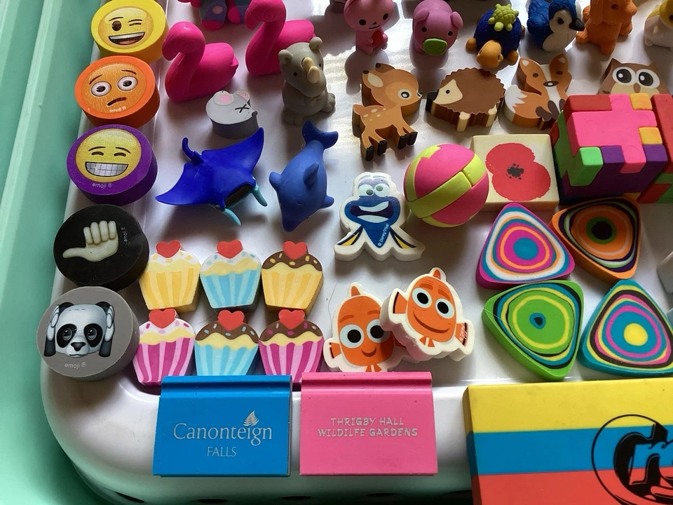 Collection of 111 Novelty Rubbers / Erasers - All New and Unused - Image 3 of 4